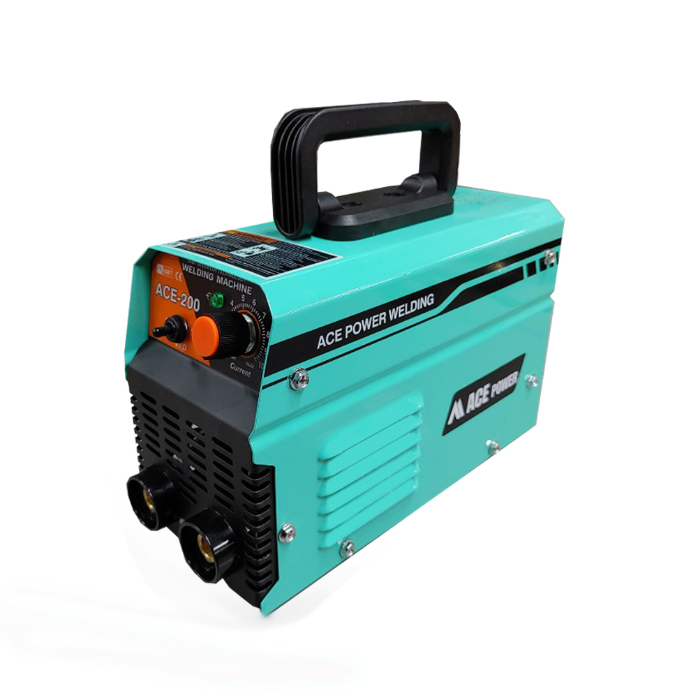 ACEPOWER 휴대용 아크 인버터 용접기 ACE-200 전격방지기장착